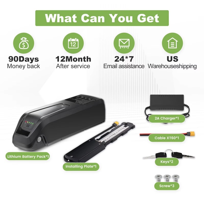 New Hailong 48V 4PIN Lithium E - đánh giá và giá Ebike Battery 48V 20Ah Hailong
